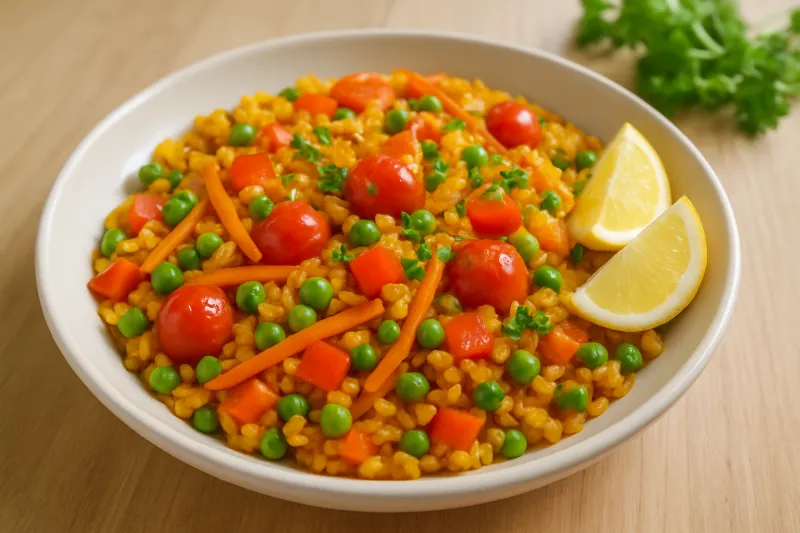Impressie van Paella