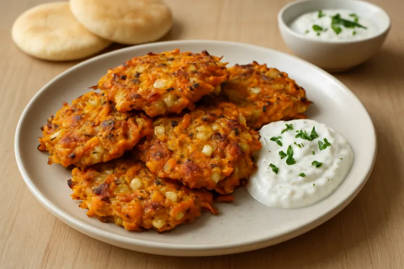 Impressie van Wortelfetakoekjes